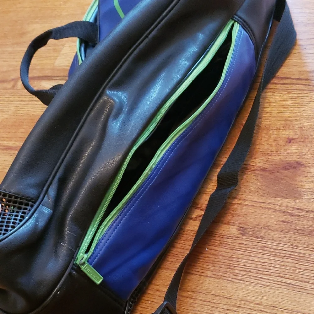 Vtg HEAD Tennis/Raquet Bag With Adjustsble Shoulder Strap & Name Tag